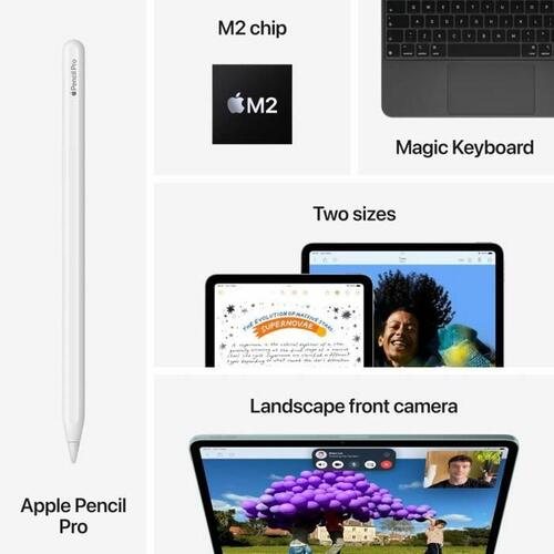 Tablet Apple iPad Air 2024 11" M2 8 GB RAM 128 GB Grå