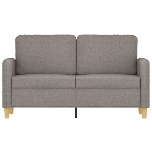 2-personers sofa 120 cm stof gråbrun
