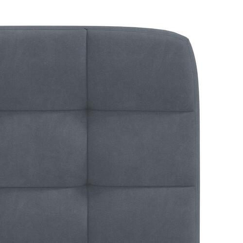 Spisebordsstole 4 stk. velour mørkegrå