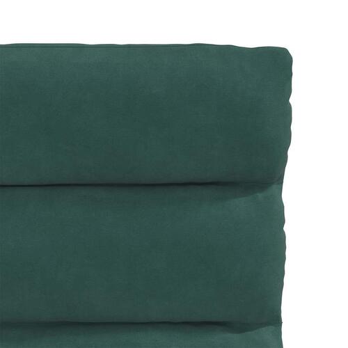 Spisebordsstole 6 stk. velour mørkegrøn