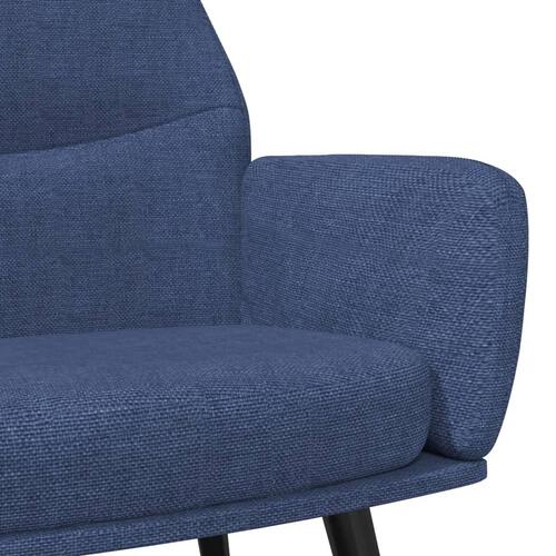 Lænestol stof blå