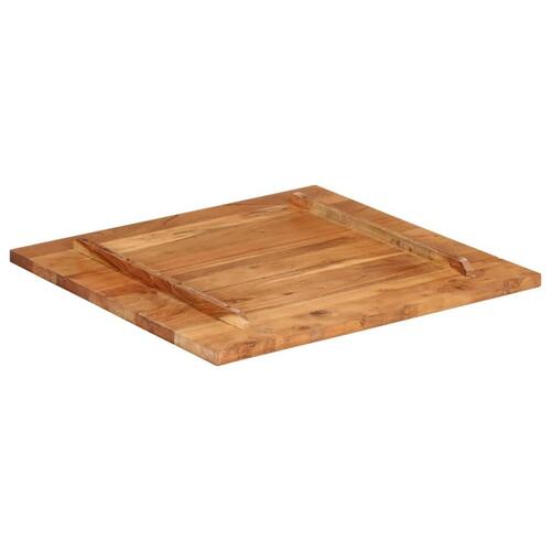 Bordplade 25-27 mm 70x70 cm massivt akacietræ