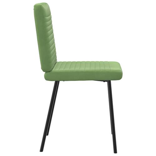 Spisebordsstole 4 stk. velour lysegrøn