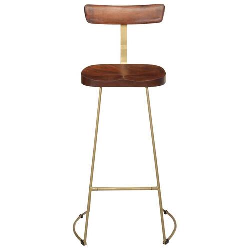 Barstole 2 stk. 49x43x103 cm massivt mangotræ