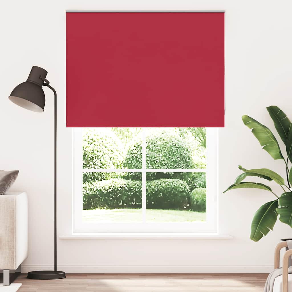 Mørklægningsrullegardin 145×210 cm - rød, polyester (stofbredde 141,6 cm) billede