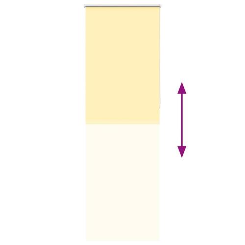 Rullegardin mørklægning 70x210 cm stofbredde 65,7 cm polyester