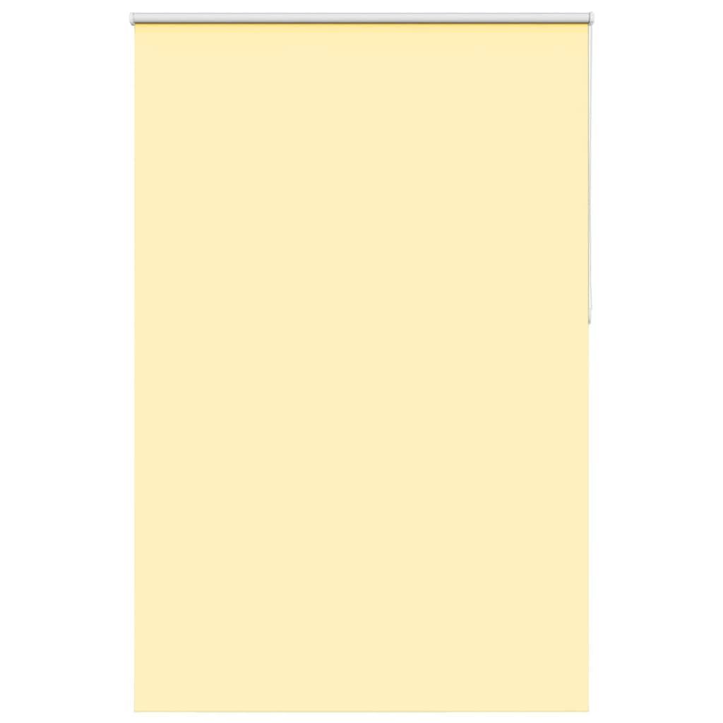 Mørklægningsrullegardin 145×210 cm - gul, stofbredde 141,6 cm, polyester billede