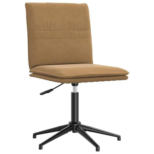 Spisebordsstole 4 stk. velour brun