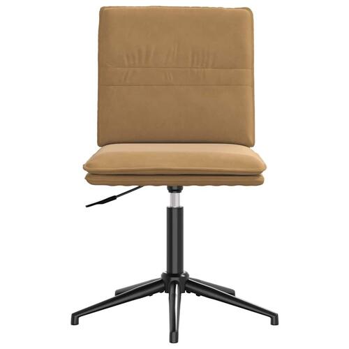 Spisebordsstole 4 stk. velour brun