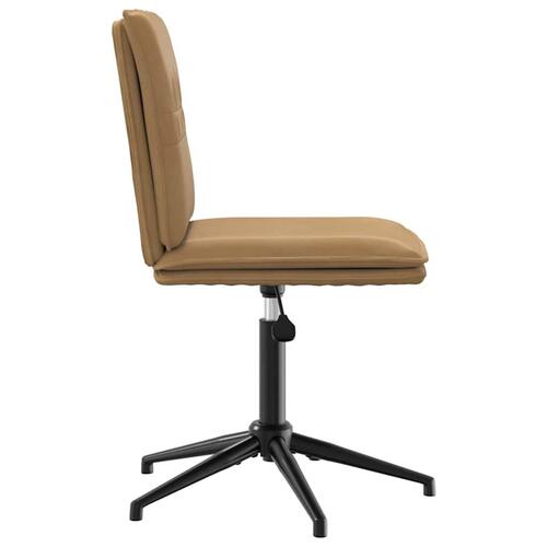 Spisebordsstole 4 stk. velour brun