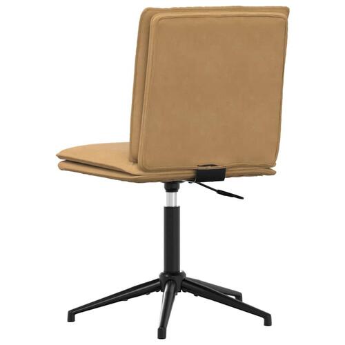 Spisebordsstole 4 stk. velour brun