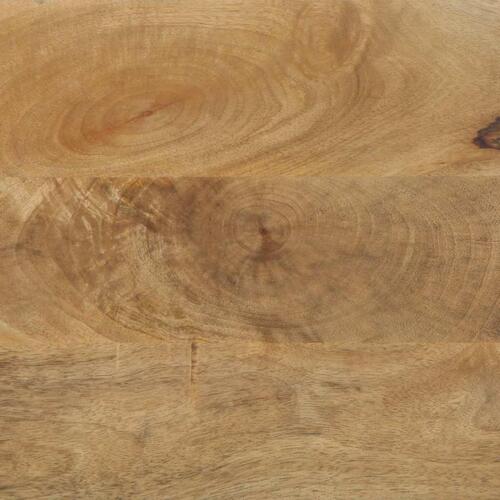 Badeværelsesspejl 50x70x3 cm massivt mangotræ brun