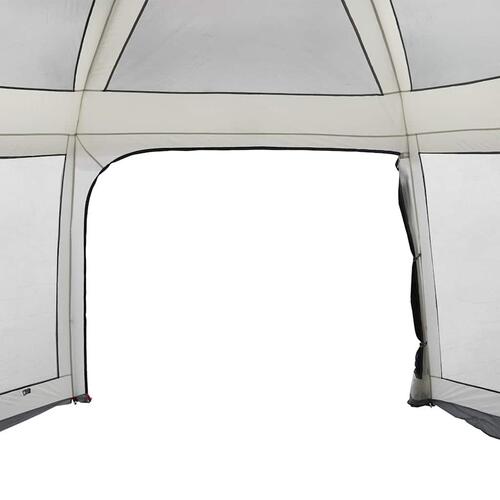 Pooltelt med aftagelig flue og netvægge 512x458 cm grå