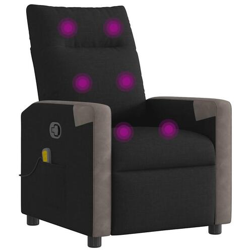 Massagestol stof sort