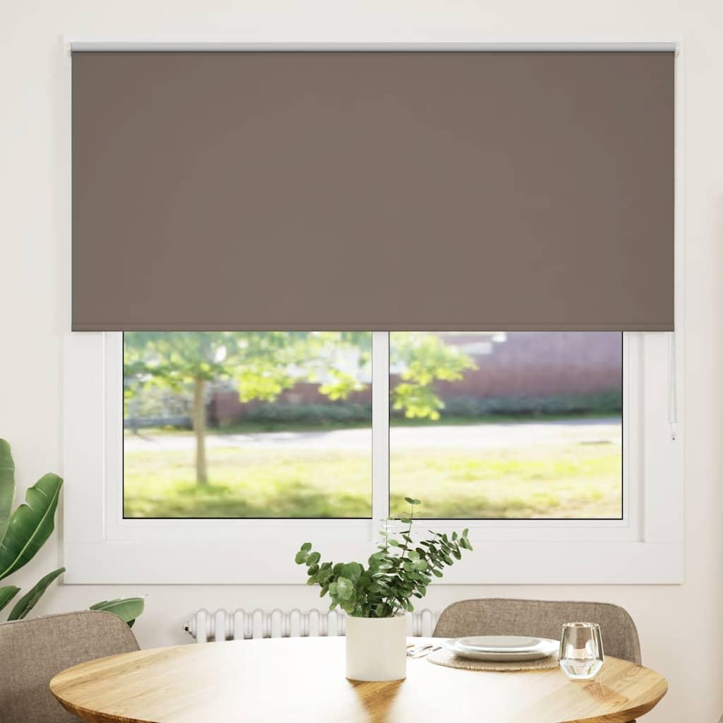 Mørklægningsrullegardin 160×175 cm - kaffefarvet, polyester billede