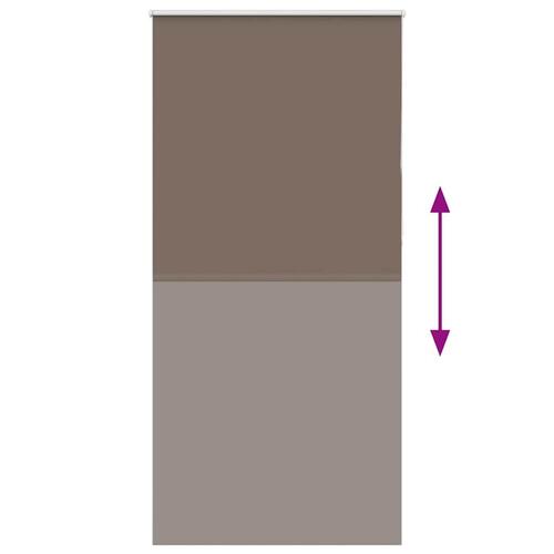 Rullegardin mørklægning 100x230 cm stofbredde 95,7 cm polyester