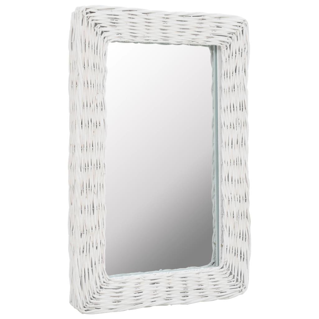Spejl flet 40 x 60 cm hvid
