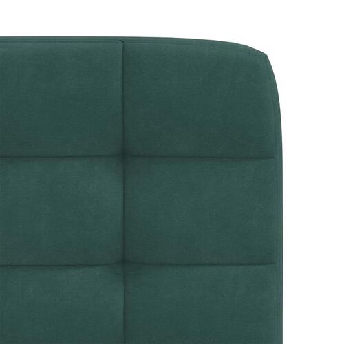 Spisebordsstole 4 stk. velour mørkegrøn
