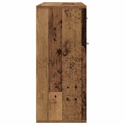 Skænk 88×30×70 cm i konstrueret træ - gammelt træ-look