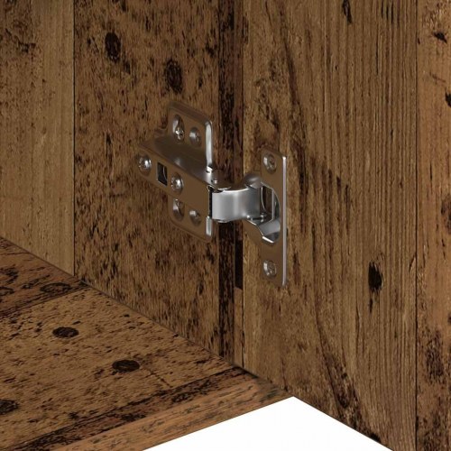Skænk 88×30×70 cm i konstrueret træ - gammelt træ-look