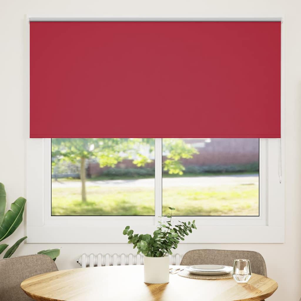Rullegardin mørklægning - 145×130 cm, rød, polyester billede