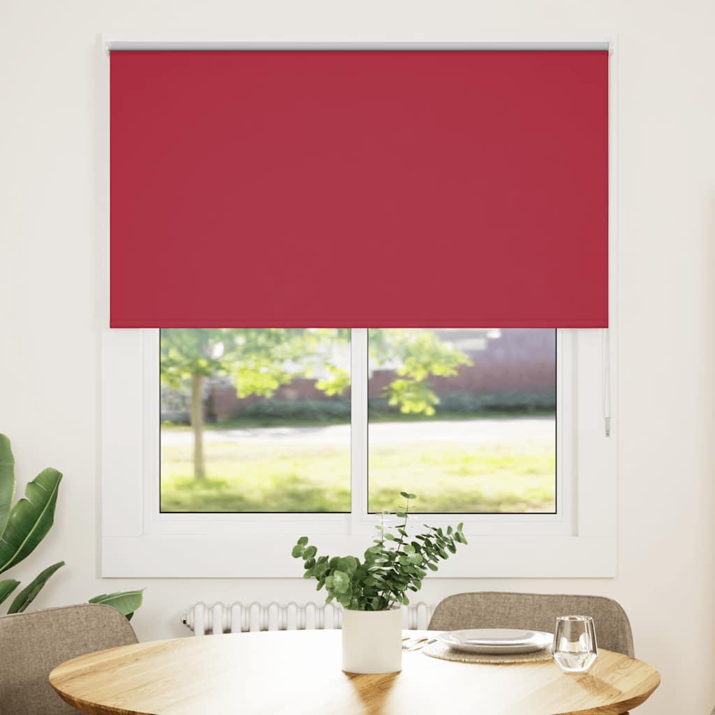Rullegardin mørklægning - rød 130×175 cm, stofbredde 126,6 cm, polyester billede