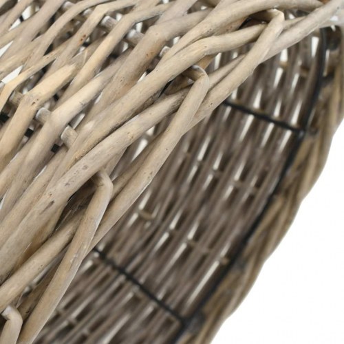 Lampeskærm flet 38 x 23 cm naturfarvet