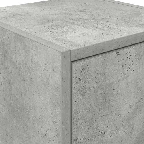 Vægskab til garagen konstrueret træ betongrå
