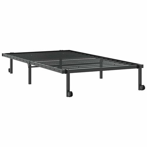 Sengeramme uden madras foldbare 107x203 cm stål sort