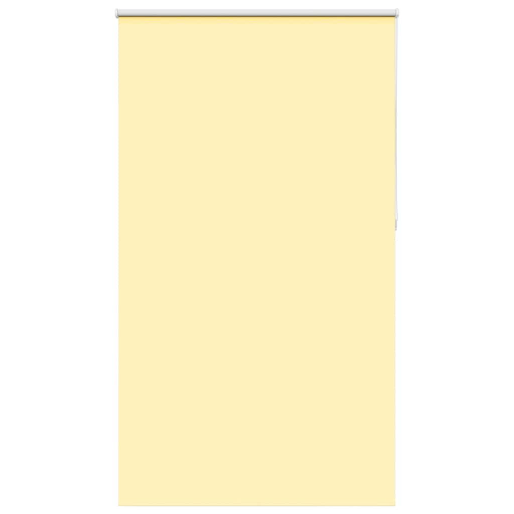 Mørklægningsrullegardin 135×210 cm - gul, stofbredde 131,6 cm, polyester billede