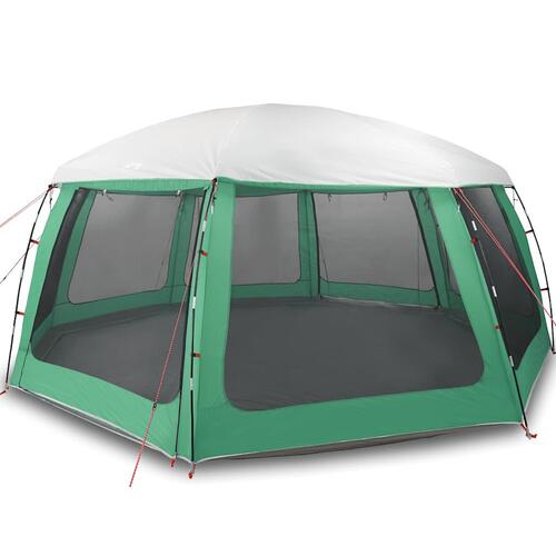 Pooltelt med aftagelig flue og netvægge 690x690 cm havgrøn