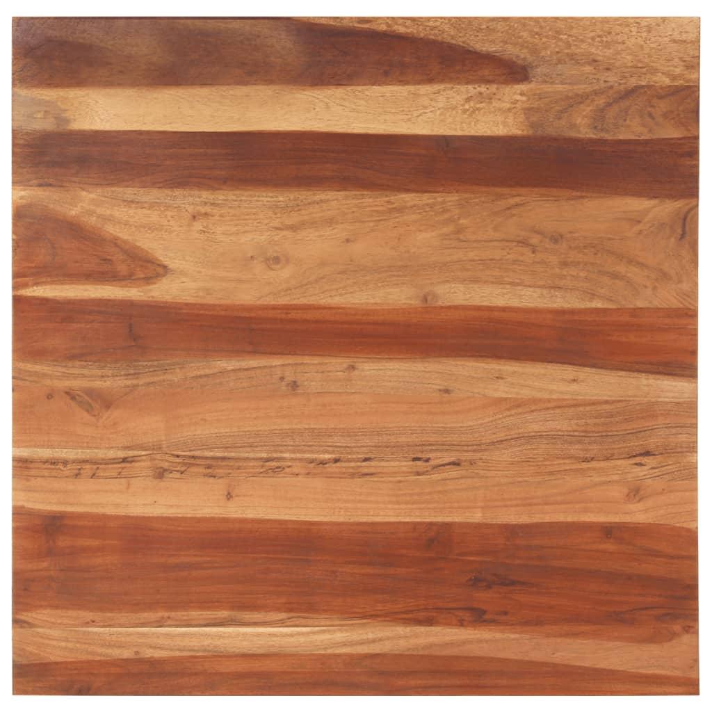 Bordplade 25-27 mm 80x80 cm massivt akacietræ