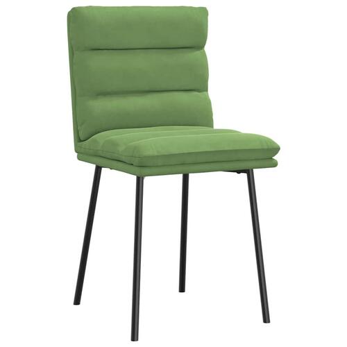 Spisebordsstole 4 stk. velour lysegrøn