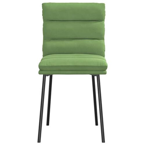 Spisebordsstole 4 stk. velour lysegrøn
