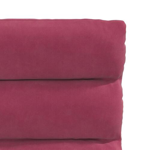 Spisebordsstole 4 stk. velour vinrød