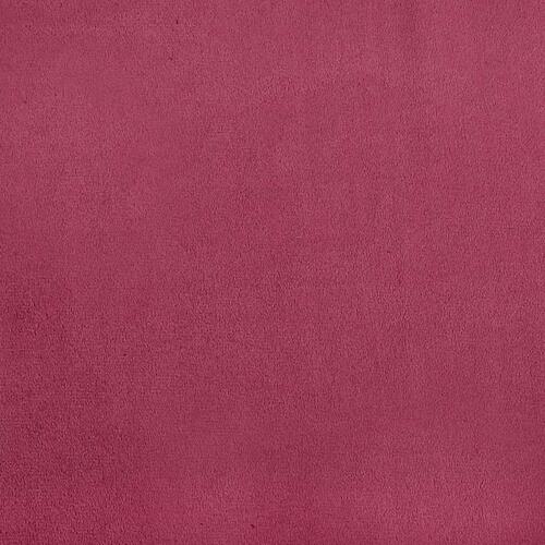 Spisebordsstole 6 stk. velour vinrød