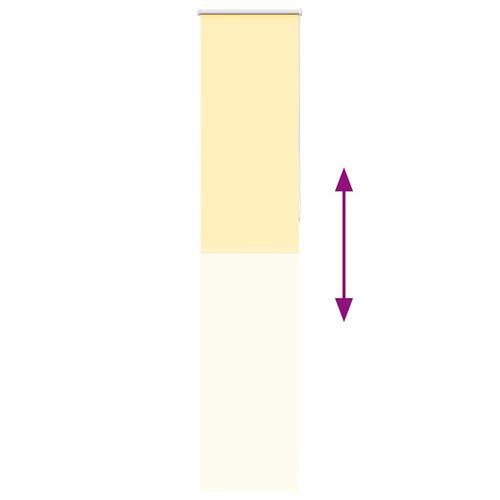 Rullegardin mørklægning 60x230 cm stofbredde 55,7 cm polyester