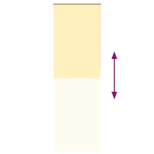 Rullegardin mørklægning 75x230 cm stofbredde 70,7 cm polyester