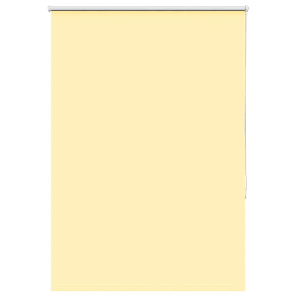 Rullegardin mørklægning 115×130 cm - gul, stofbredde 110,7 cm, polyester billede