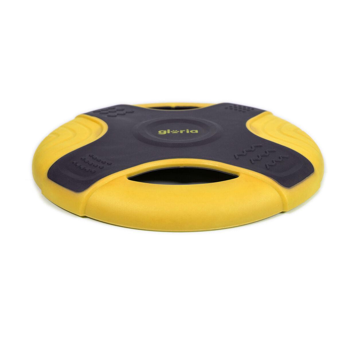 Gloria Frisbee til hund - Gul TPR, 25 cm