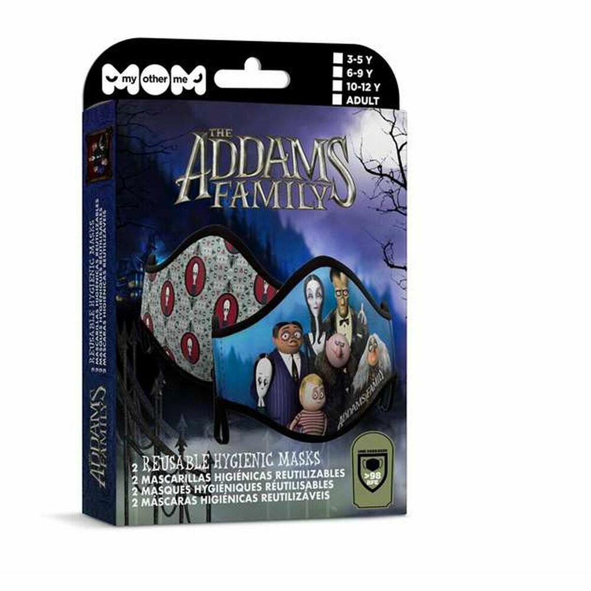 Mundbind Addams Family Premium - S, multifarvet (voksen)
