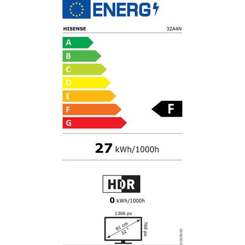Smart TV Hisense 32A4N HD 32" LED Direct-LED