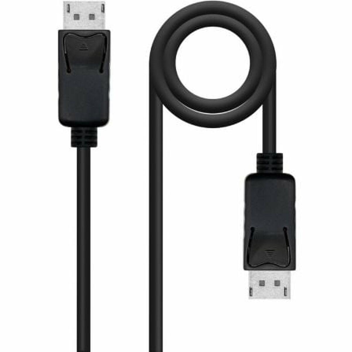 NANOCABLE DisplayPort-kabel 1 m - Sort