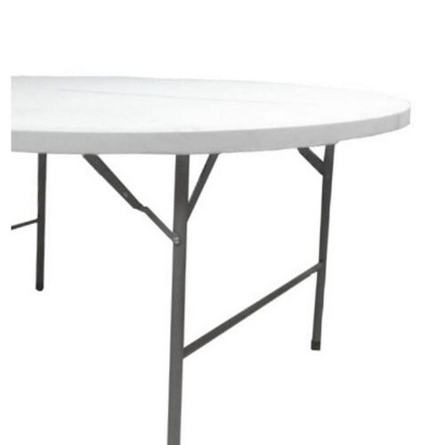 Sammenklappeligt bord Hvid HDPE 122 x 122 x 74 cm (OUTLET B)