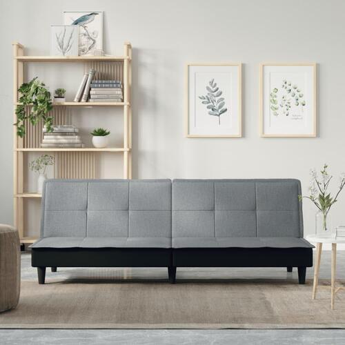 Sovesofa stof lysegrå
