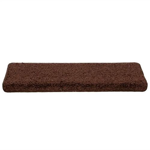 Trappemåtter 30 stk. 65x21x4 cm brun