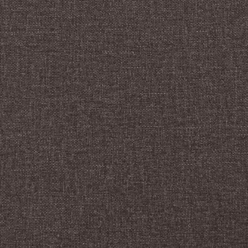 Sengeramme uden madras Mørkebrun 120x200 cm Stof
