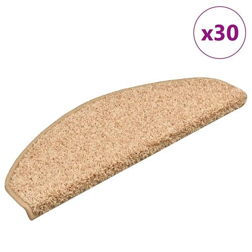 Trappemåtter 30 stk. 65x21x4 cm guldfarvet