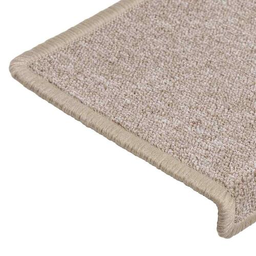 Trappemåtter 30 stk. 65x21x4 cm gråbrun
