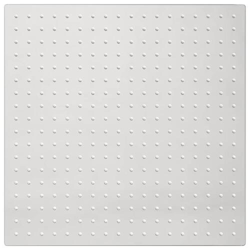Regnbrusehoved 40x40 cm firkantet rustfrit stål 304